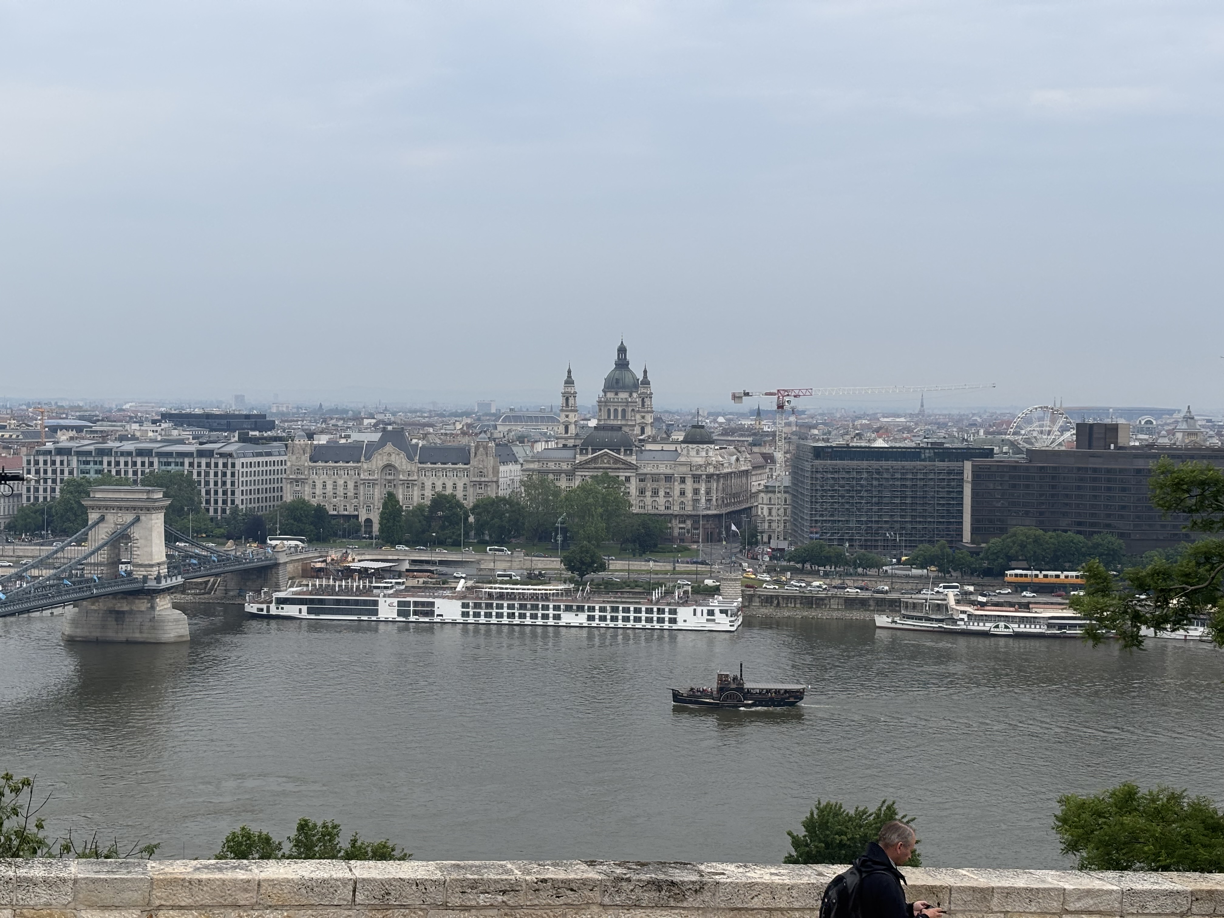 Chain Bridge and St. Stephen's Basilica