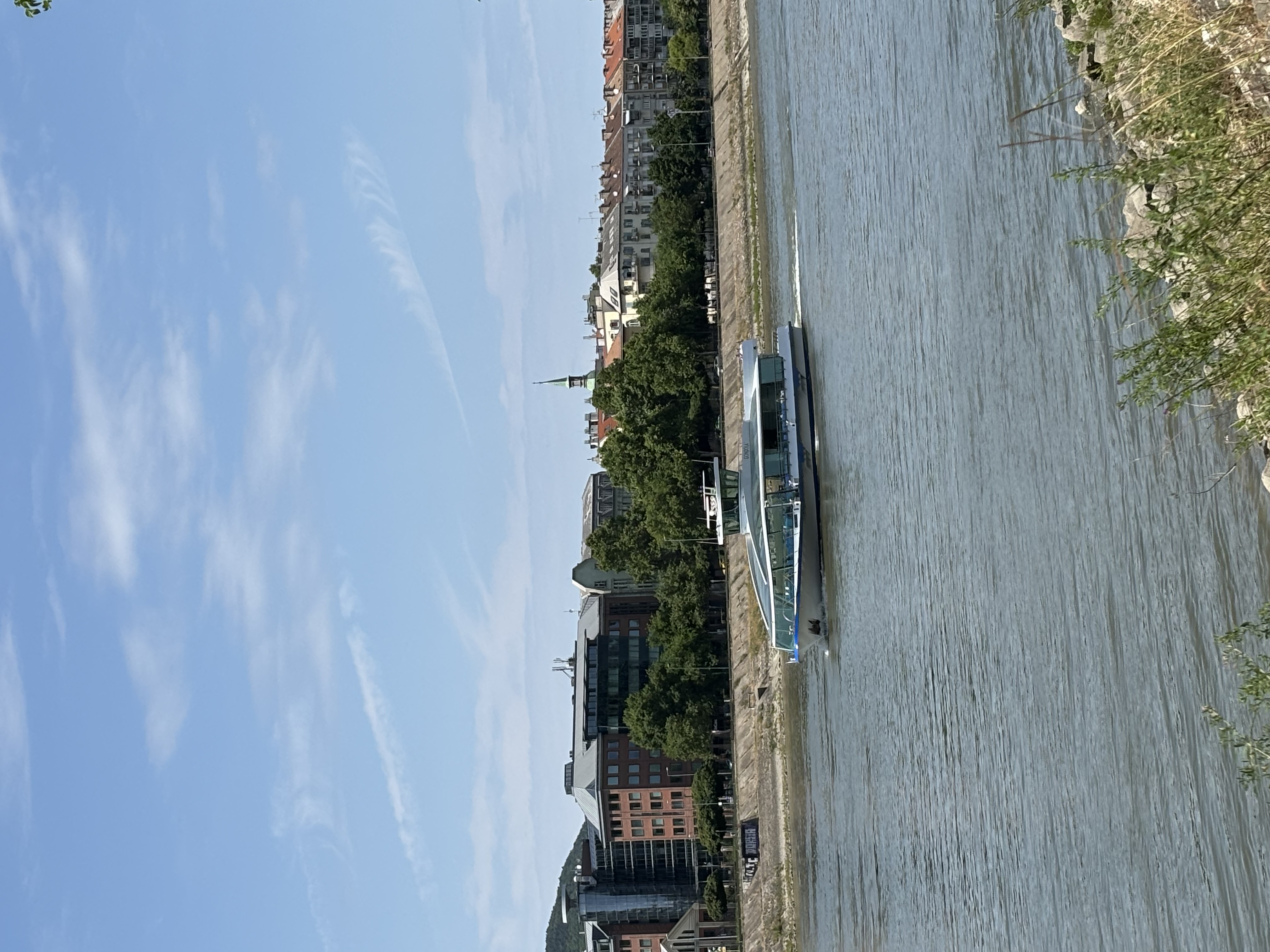 Cycling along the Danube River