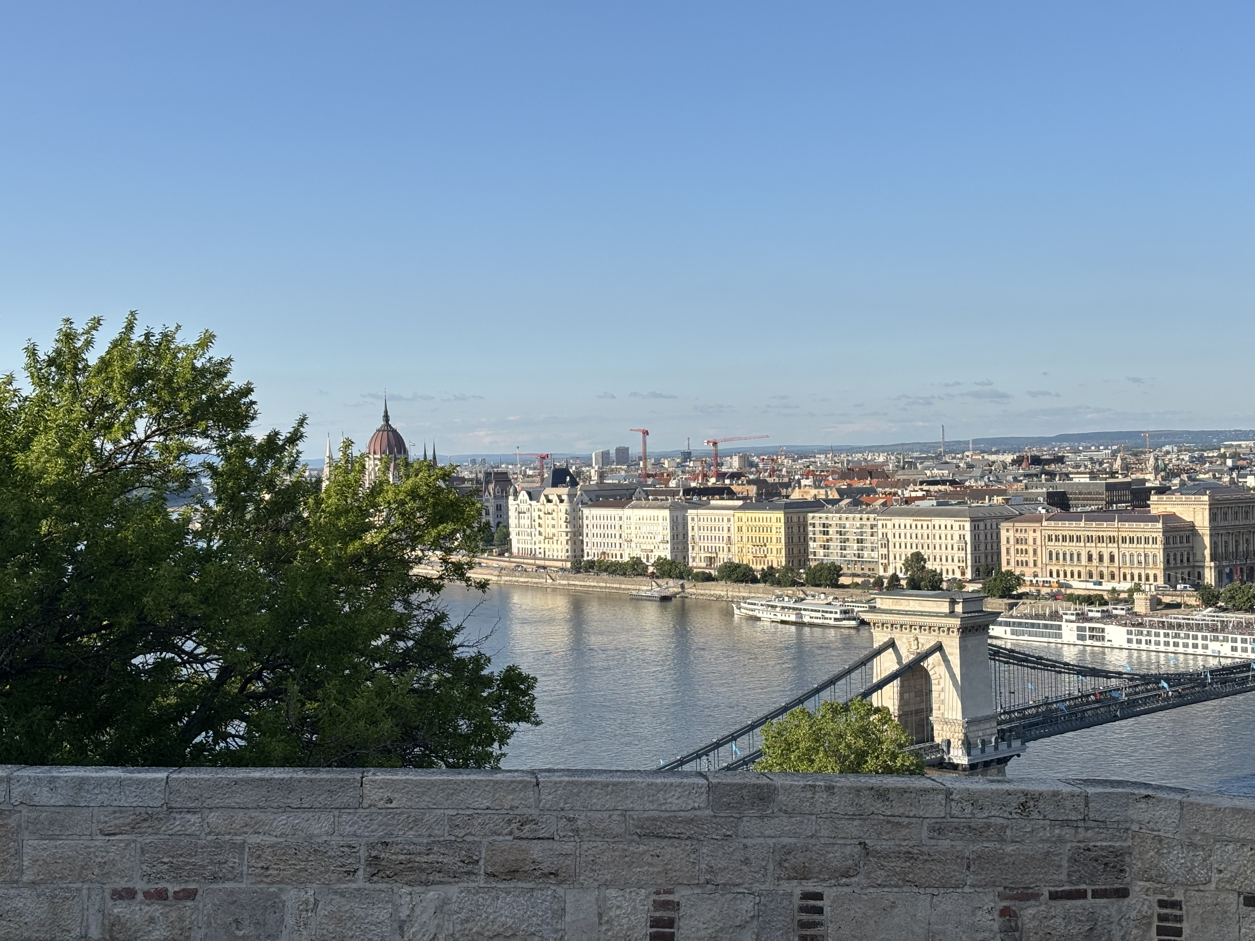 Budapest Parliament and Danube River view