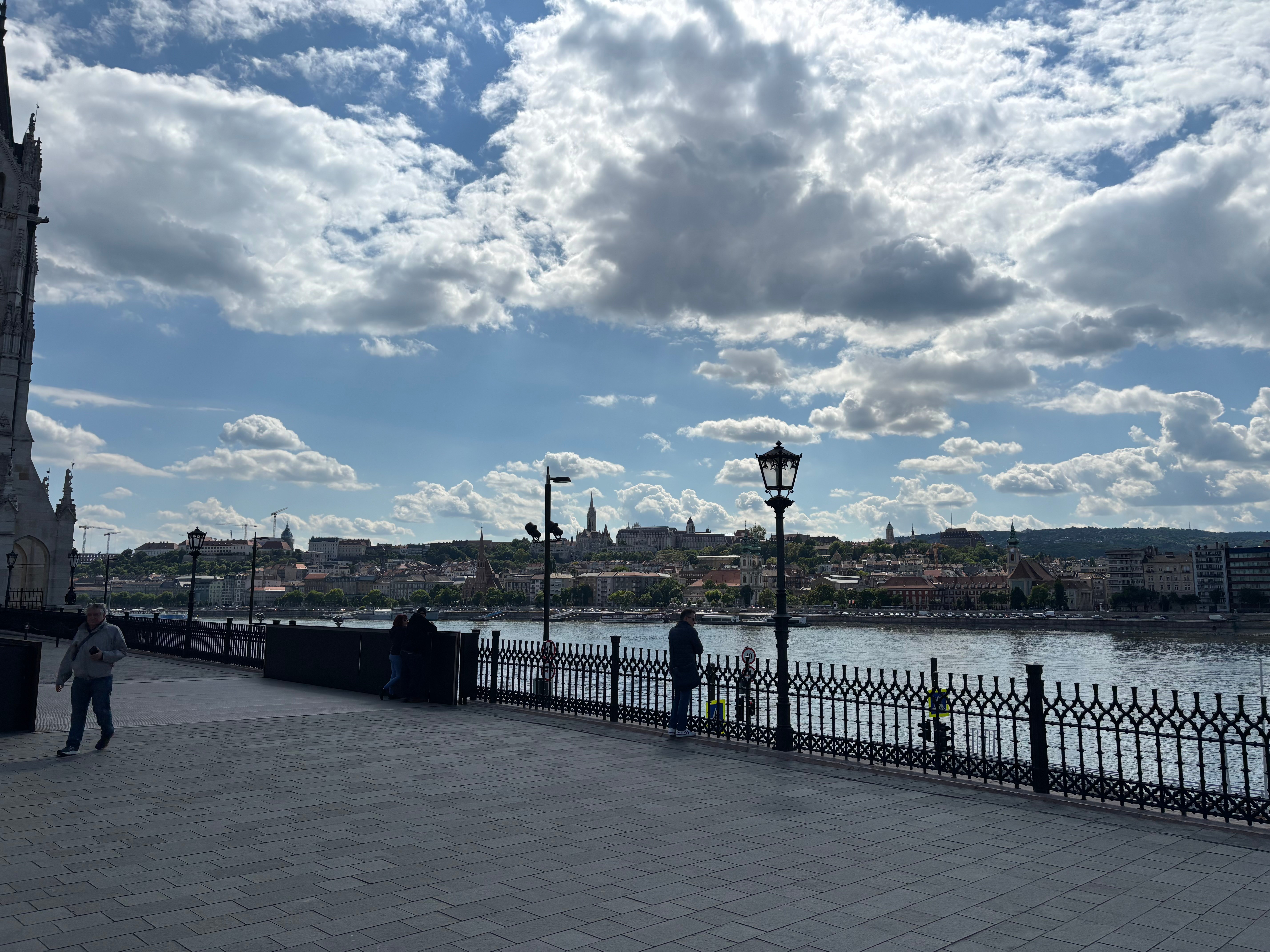 Danube riverside promenade